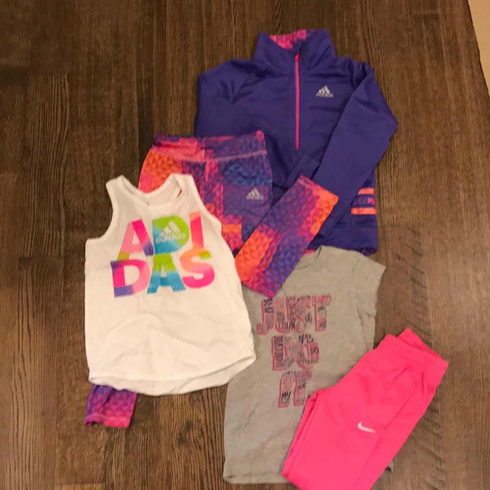Girls Adidas / Nike Outfit Bundle 4t